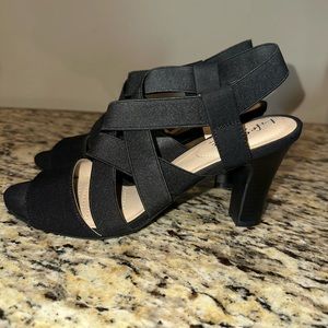LifeStride Strappy Heels - Never Worn - Black, Size 7.5